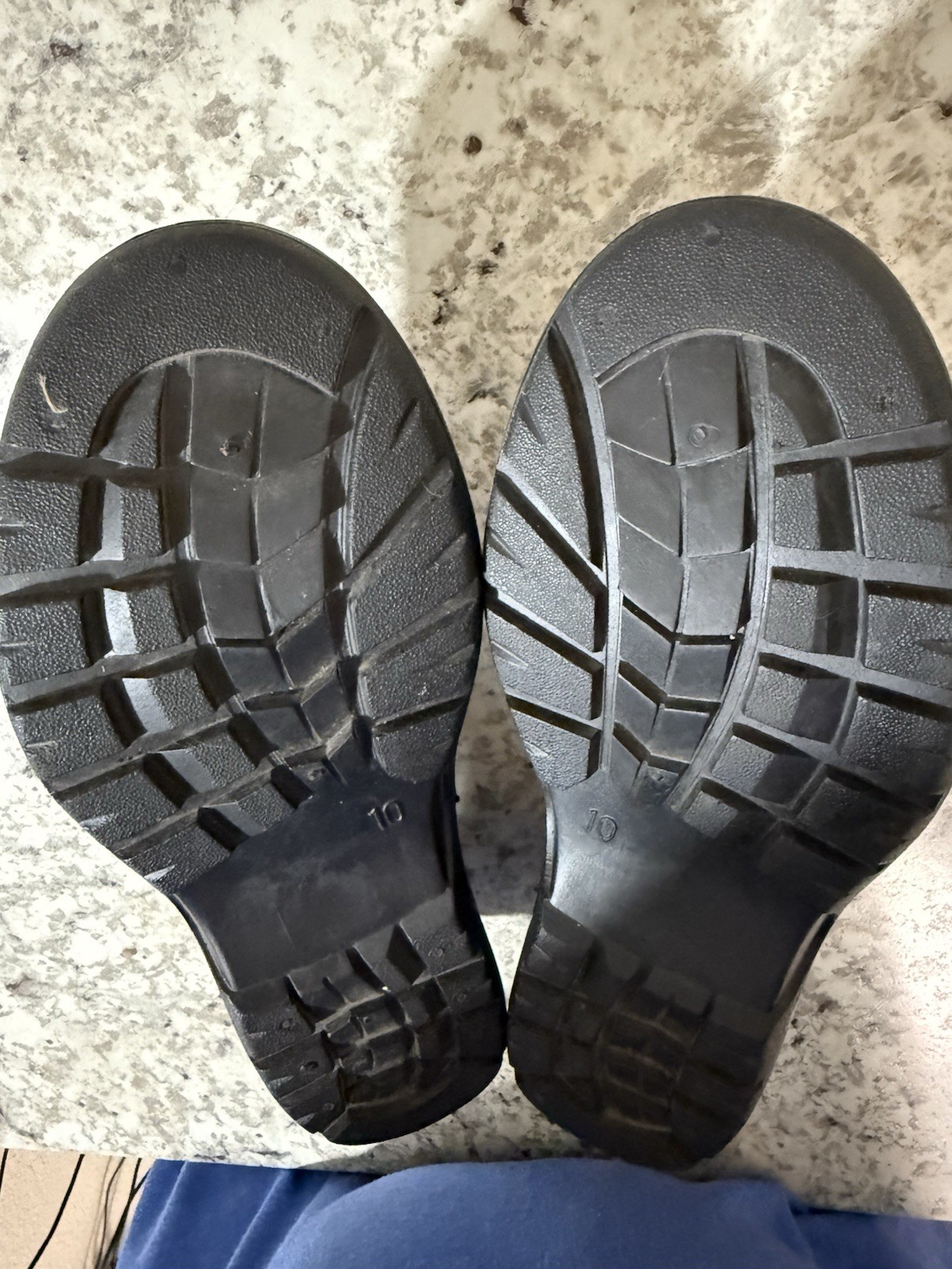 NEW Hisea Women's Garden Rain Shoe Waterproof Outdoor Slip-On Blk/Floral Size 10