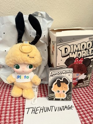 POPMART x DIMOO WORLD × DISNEY Vinyl Plush Keychain - PLUTO - OPEN BOX/BAG