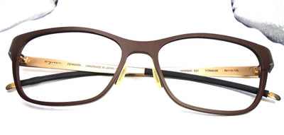 Orgreen HANNAH 621 Brown 49-15-130 Cateye Titanium Womens Eyeglass Frames Japan