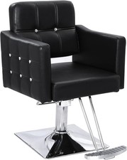 Barber Chair Hair Beauty Salon Equipment Hydraulic Barber Styling Chair Black