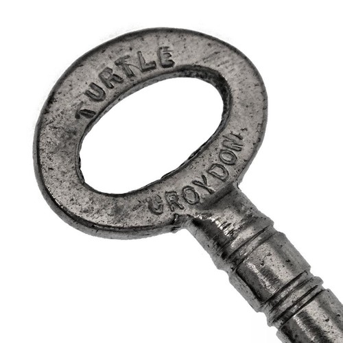 TORTUGA DE CROYDON Llave Cinco Palancas 37/8" - Llave Antigua (Londres) Llave Vintage ref.k656 - Imagen 2 de 4