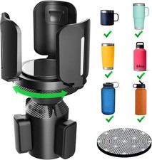 Car Cup Holder Expander Adapter Adjustable Base For Large Bottles Mugs Universal Car Cup Holder Expander Adapter Adjustable Base For Large Bottles Mugs Universal