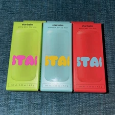 Starface Star Balm Starfruit Lip Balm 3 Pack 0.15 oz Ea Long Lasting Hydration