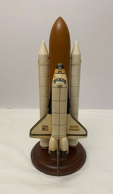Vtg NASA Space Shuttle Challenger Toys & Models Corp. 1/200 Scale Model 12  Tall