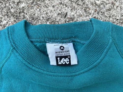 Vintage Gucci Sweater Mens Medium Green Boot 80s 90s Flaws Crewneck Logo Lee - Picture 3 of 6