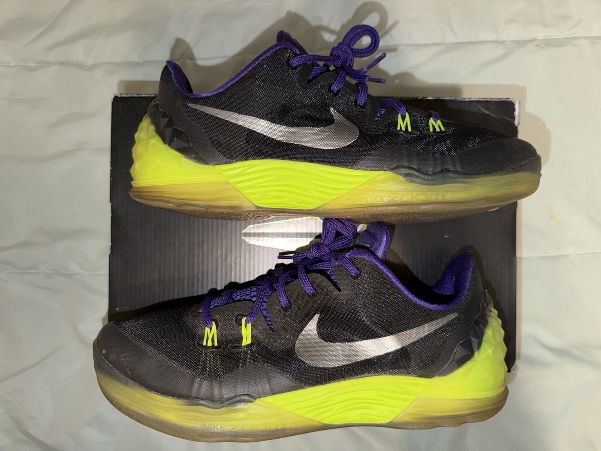 中古 Nike Zoom Kobe Venomenon 5 Nike Zoom Kobe Venomenon 5 Joker Black Purple Yellow 749884-005