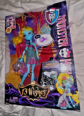 Brand New In Box Monster High 13 Wishes Lagoona Blue Neptuna Pet