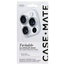 Case-Mate Twinkle Aluminum Ring HD Lens Protectors for iPhone 16 Pro/Pro Max