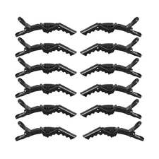 12 Pcs Alligator Hair Clips for Styling Sectioning Hair Clips for Women Wide ...