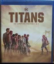 NEW WB DC TITANS COMPLETE FIRST 1ST SECOND 2ND SEASON 1 ONE 2 TWO TV BLU RAY