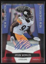 Jason Worilds Rookie 2010 Certified Mirror Red Signatures /250 #219 Steelers