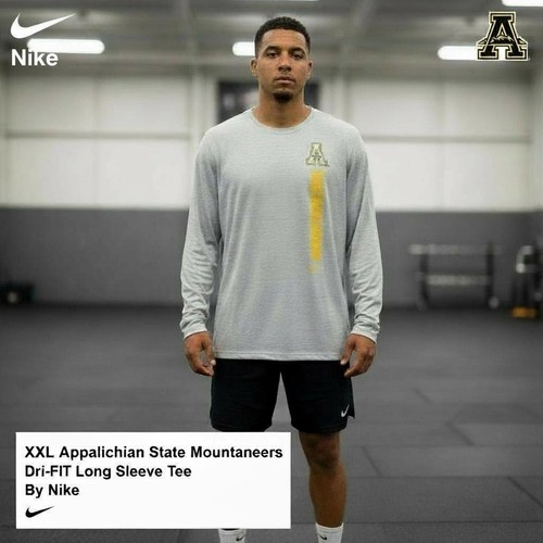 XXL Appalachian State Mountaineers Dri-FIT Long Sleeve Tee