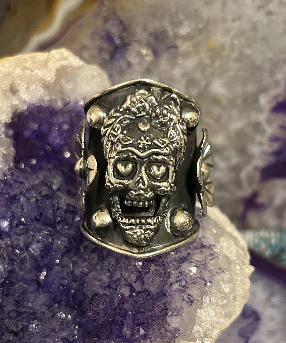 mexican skull ring products for sale | eBay