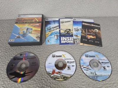 Microsoft Flight Simulator X Gold Edition PC Game 2008 Complete w/ Keys