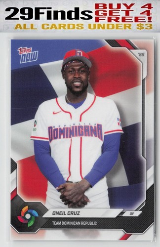 2026 Topps Now World Baseball Classic Team Dominican Republic #DR04 On