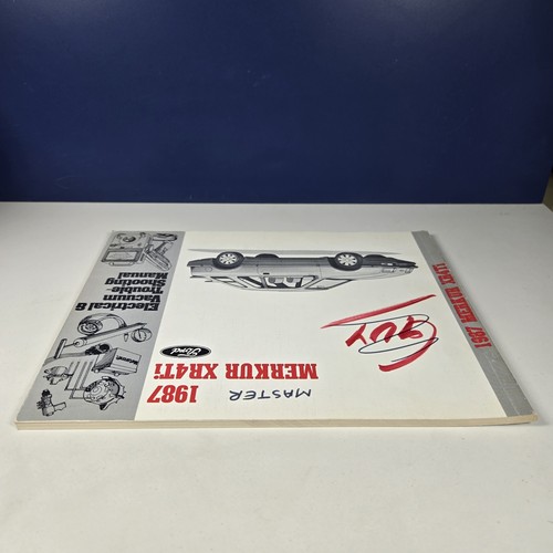 1987 Merkur XR4Ti Electrical & Vacuum Troubleshooting Manual Original Schematics - Picture 4 of 7