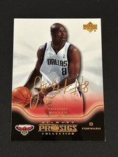 2004-05 Upper Deck Pro Sigs Diamond Collection Antoine Walker #1 Atlanta Hawks Q