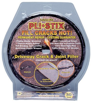 Latex-Ite 35099 Medium Black Permanent Blacktop Joint and Crack Filler 30 ft.