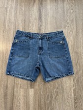 Vintage Faded Glory Denim Jean Shorts Size 12