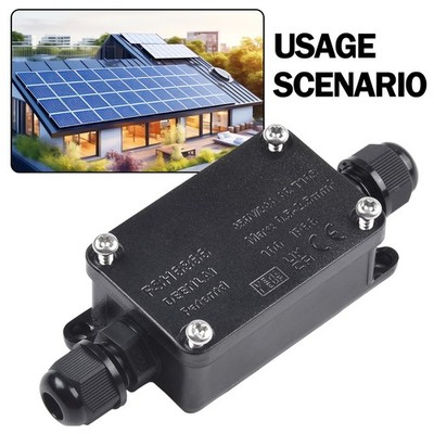 2 Ports Anschlussdose 240-450V IP65 Kabelanschluss Junction Container Dauerhaft