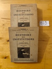 Histoire des Institutions Jacques Ellul - Themis 2 voll