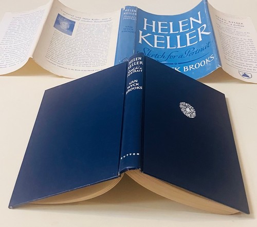 Helen Keller: Sketch for a Portrait by Van Wyck Brooks (1956, HC DJ) Biography - Foto 8 di 22