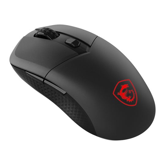 MSI Versa 300 Wireless Gaming Mouse, Black, Optical, PixArt PAW3104DB Sensor, Ka