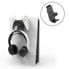 PS5 Controller Charger Hook, Wall Side Mount Headphone Holder, Type-C ABS