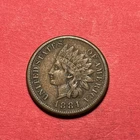 (1) Beautiful Antique 1884 Indian Head Cent/Penny CHOICE VF-VERY FINE