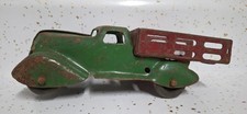 1930s MARX  pressed steel stake truck     6 1/2 inches long