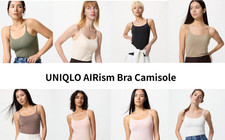 UNIQLO AIRism Camisole Bra XS-4XL Japanese Size Women 7 Colors NEW