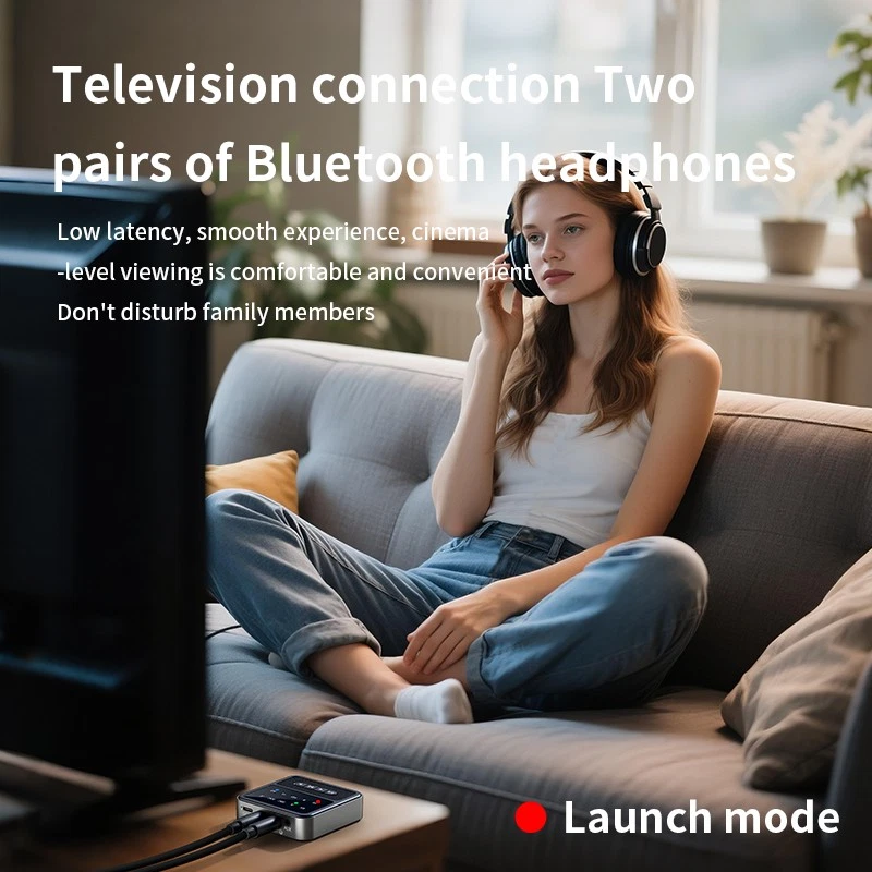 Bluetooth-kompatibler 5.4-Audio-Adapter APTX-Empfänger und -Sender 2-in-1 - Bild 4 von 4