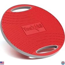Yes4All Wobble Balance Board - 16.34" Non-Slip TPE Stability Board for Fitness