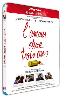 BLU RAY *** DIE LIEBE DAUERT DREI JAHRE *** (inkl. DVD) mit Louise Bourgoin, ...