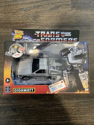 TRANSFORMERS GIGAWATT デロリアン Transformers Gigawatt X Back to the Future (BTTF) DeLorean