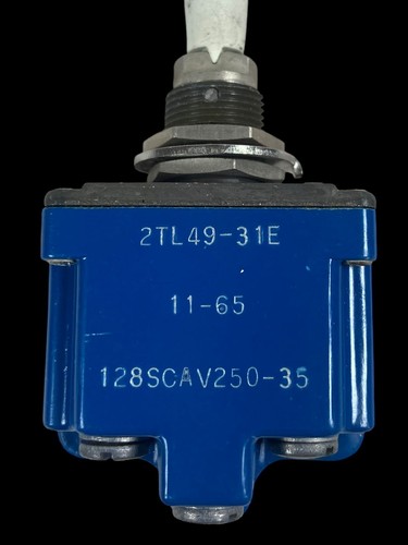 6 Pcs RARE Aircraft Locking Toggle Micro Switch 2TL49-31E 2-pos Honeywell Used - Picture 3 of 12