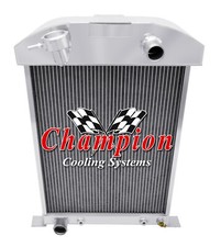 Er Champion 3 Row Radiator Ford Config For 1933 1934 Ford Cars V8 Conversion Er Champion 3 Row Radiator Ford Config For 1933 1934 Ford Cars V8 Conversion