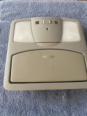 2011 - 2017 NISSAN QUEST overhead storage compartment MAPLIGHT OEM neutral Tan