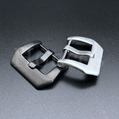 18 20 22 24 26MM PRE-V SCREW IN BUCKLE FOR PAM 40 44 47MM PANERAI LEATHER BAND - Foto 2