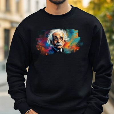 Albert Einstein Sweatshirt Kuschelig und Perfekt für jeden Anlass S bis 4XL