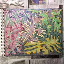 Drawing 11X14" Oil Pastel on Paper