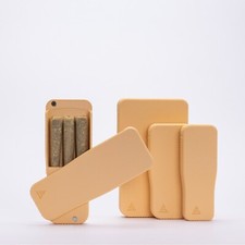 Pre-Rolls Case, Magnetic Cigarette Crush Proof Holder Cones Apricot Sorbet Large