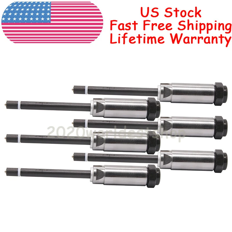 Комплект из 6 топливных форсунок 4W7018 карандашная насадка подходит для Cat Caterpillar 3406B 4W-7018 - Изображение 2 из 4