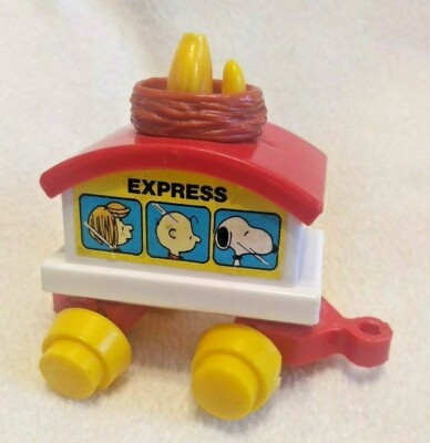 Vintage 1972 Peanuts Gang Snoopy Train EXPRESS United Features Syndicate Inc