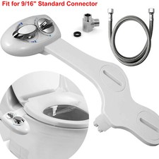 Bathroom Bidet Toilet Seat Attachment Fresh Water Spray Clean Kit Non-Electric