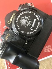 Canon F1N camera With A Winder And Lens
