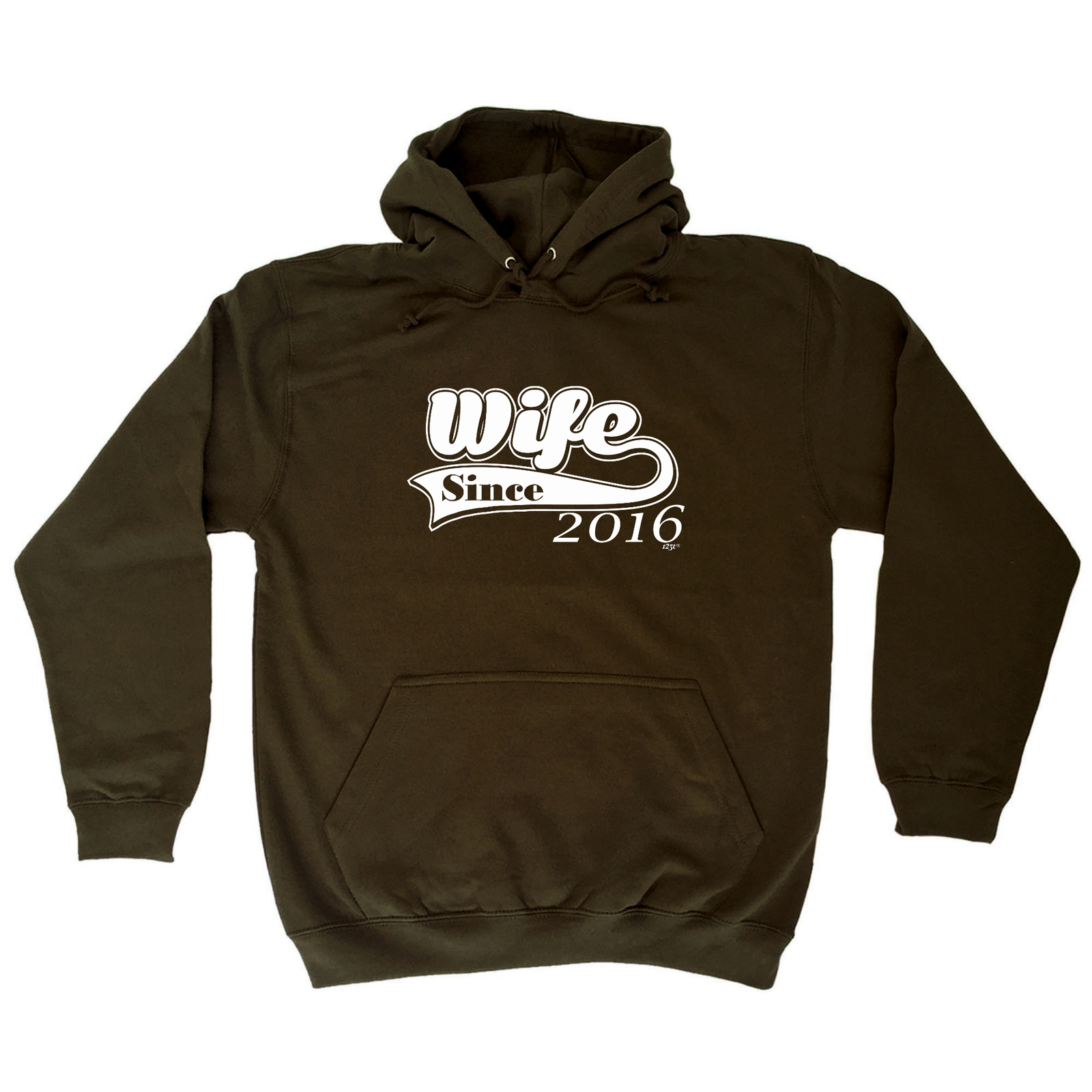Wife Since 2016 - Novelty Mens Womens Clothing Funny Gift Hoodies Hoodie