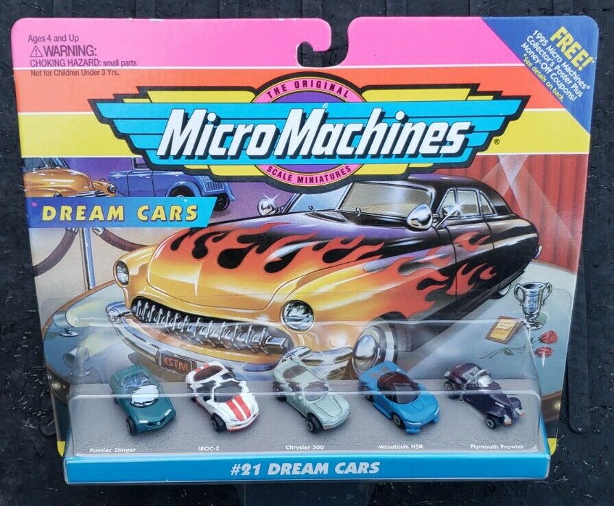 Micro Machines #21 Dream Cars Playset Galoob Vintage 1994 VHTF