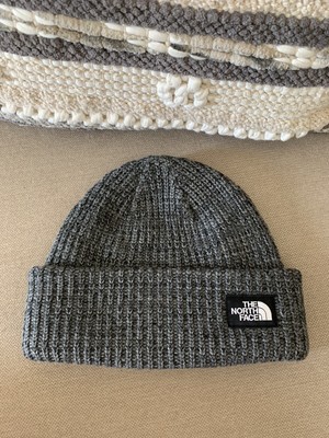 North Face Youth Salty Dog Beanie Gray 