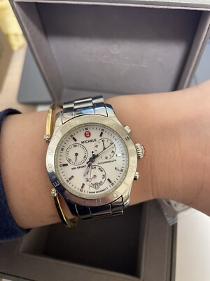 MW03Q00A0001 MICHELE CX Sport Watch 36mm Chronograph Day  display picture 3